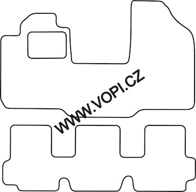 Autokoberce Fiat Multipla 2004 - 2008 Colorfit (1344)